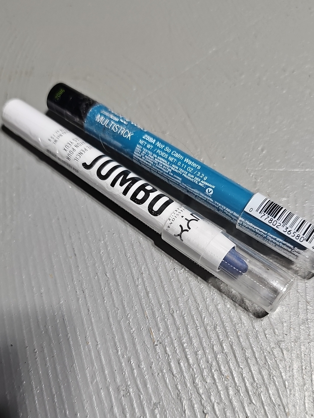 NYX Cosmetics Jumbo Eyeshadow Pencil Blue Wet n Wild Blue Multistick Eyeliner